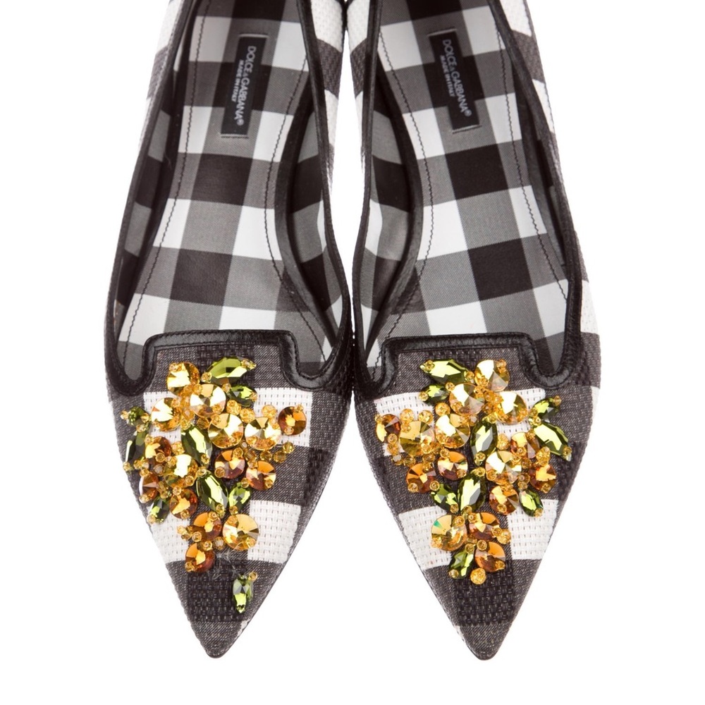 Dolce & Gabbana Belluci Embellished Flats